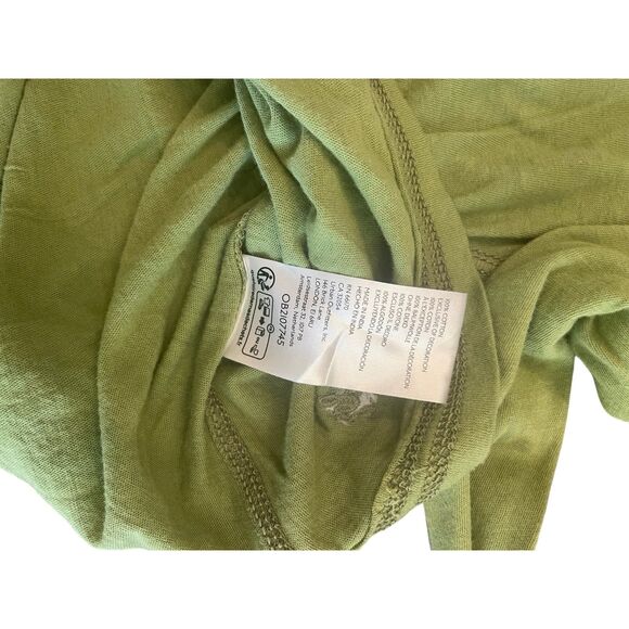 BDG Urban Outfitters Y2K Henley Babydoll Peplum Top L Green Soft Girl Coquette - Picture 7 of 12